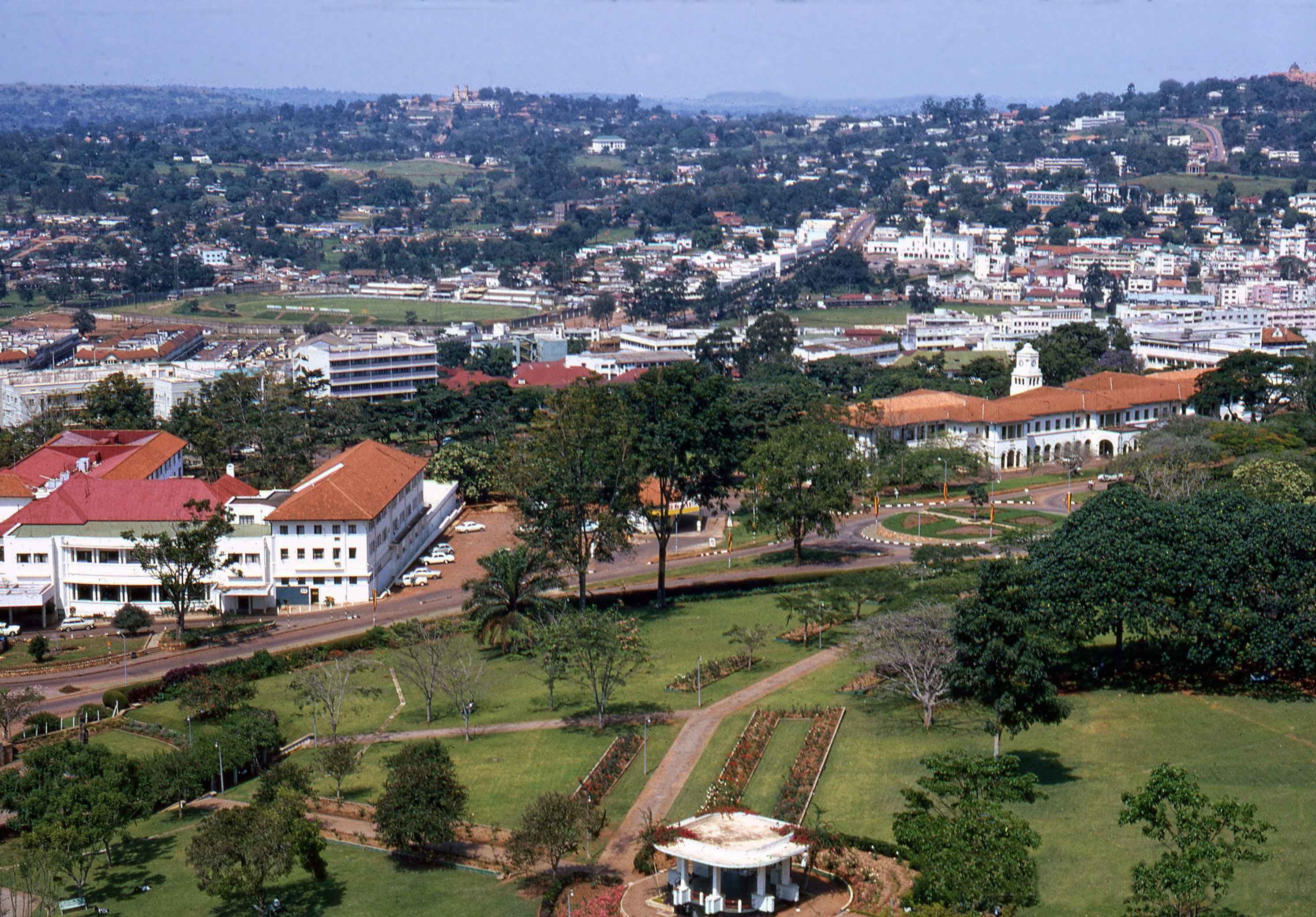 Kampala city skyline - Samba Tours team in Uganda
